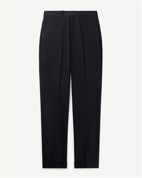 HERMAN STRAIGHT LEG TROUSERS BLACK